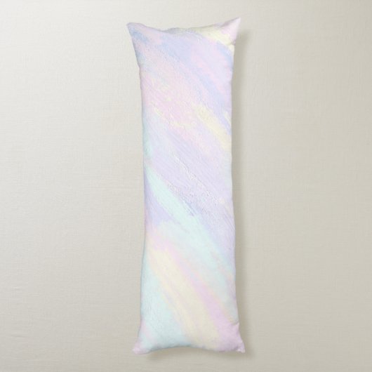 Pastelpenseelstreken Lichaamskussen (Achterkant (Verticaal))