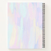 Pastelpenseelstreken Notitieboek (Achterkant)