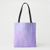 Pastelpenseelstreken Tote Bag (Voorkant)