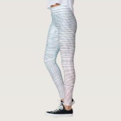 Pastelpenseelverf gestructureerde achtergrond Legg Leggings (Links)