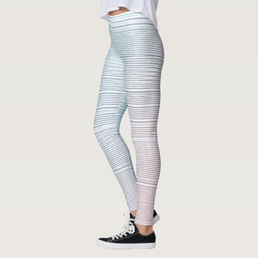 Pastelpenseelverf gestructureerde achtergrond Legg Leggings (Links)