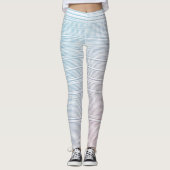 Pastelpenseelverf gestructureerde achtergrond Legg Leggings (Voorkant)