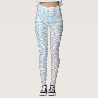 Pastelpenseelverf gestructureerde achtergrond Legg Leggings
