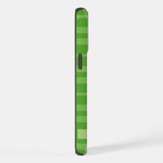 pastelperzik roze geruit patroon iPhone hoesje (Rechterkant)