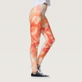 Pastelperziken en roombloemblaadjes leggings (Rechts)