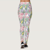 Pastelpillen Gezondheidspatroon Leggings (Achterkant)