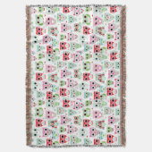 pastelpoeder kleur achtergrond deken (Voorkant Verticaal)