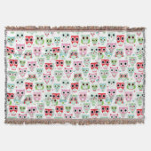 pastelpoeder kleur achtergrond deken (Voorkant)