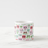 pastelpoeder kleur achtergrond espresso kop (Voorkant)