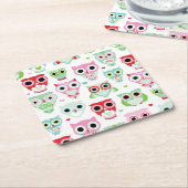 pastelpoeder kleur achtergrond kartonnen onderzetters (Schuin)