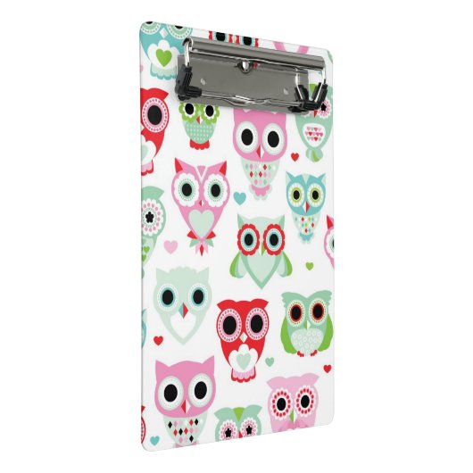 pastelpoeder kleur achtergrond mini klembord (Schuin)