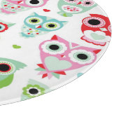 pastelpoeder kleur achtergrond snijplank (Hoek)