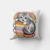 Pastelpoten & regenboogsloepen kussen (Achterkant)