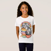 Pastelpoten & regenboogsloepen t-shirt (Voorkant volledig)