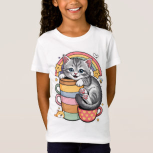 Pastelpoten & regenboogsloepen t-shirt