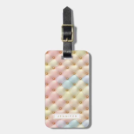  pastelquilt Bagagelabels (Voorkant verticaal)