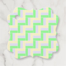 Pastelrechthoeken Patroon Witte stippellijnen