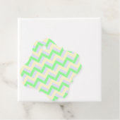 Pastelrechthoeken Patroon Witte stippellijnen Bedankjes Labels (In situ)