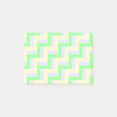 Pastelrechthoeken Patroon Witte stippellijnen Post-it® Notes (Voorkant)