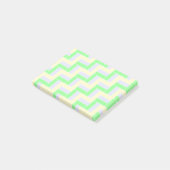 Pastelrechthoeken Patroon Witte stippellijnen Post-it® Notes (Schuin)
