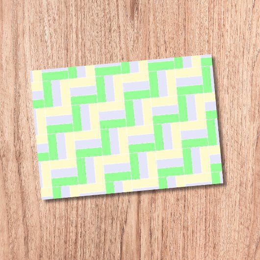 Pastelrechthoeken Patroon Witte stippellijnen Post-it® Notes