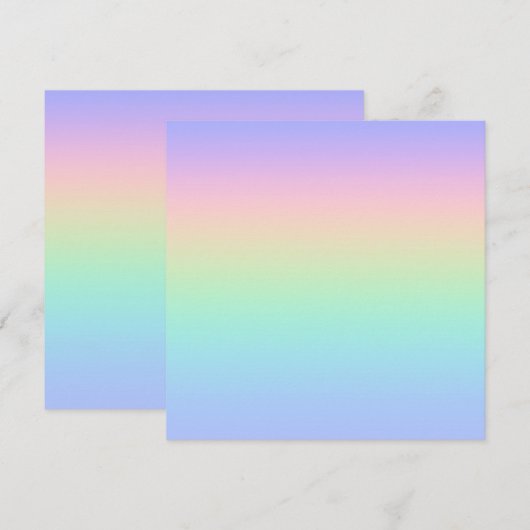 Pastelregenboog (Voorkant / Achterkant)