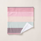 pastelregenboog bad handdoek (Wasdoekje)
