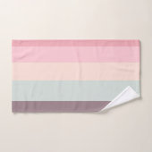 pastelregenboog bad handdoek (Handdoek)