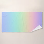 Pastelregenboog Badhanddoek (Badhanddoek)