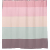 pastelregenboog douchegordijn (Voorkant)