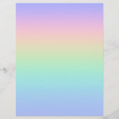 Pastelregenboog Flyer (Voorkant)