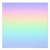 Pastelregenboog Foto Afdruk (Voorkant)