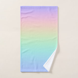 Pastelregenboog Handdoek