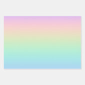 Pastelregenboog Inpakpapier Vel (Voorkant 2)