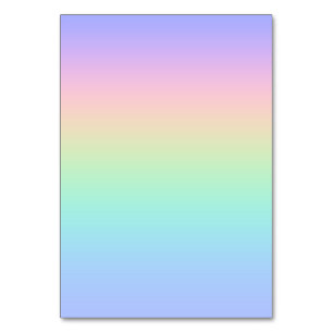 Pastelregenboog Kaart
