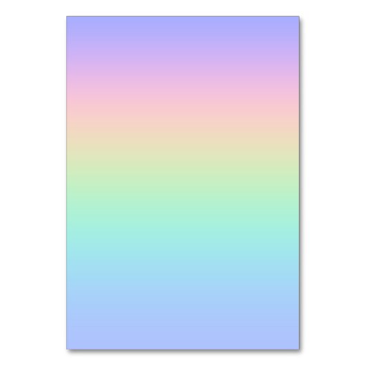 Pastelregenboog Kaart (Voorkant)