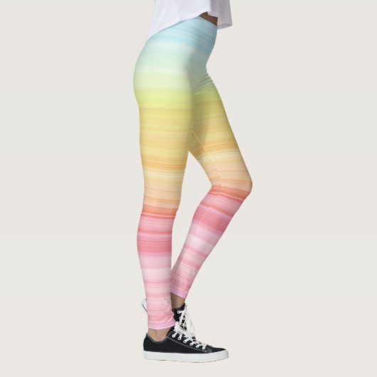 Pastelregenboog Leggings (Rechts)