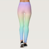 Pastelregenboog Leggings (Achterkant)