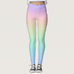 Pastelregenboog Leggings<br><div class="desc">Een pastel regenboog kleurt gradiënt.</div>