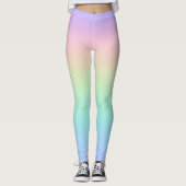 Pastelregenboog Leggings (Voorkant)