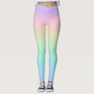Pastelregenboog Leggings