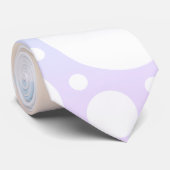 Pastelregenboog met Polka Dots Stropdas (Opgerold)