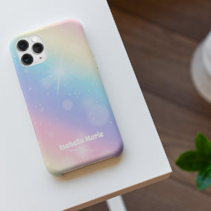 pastelregenboog met speciale aandacht voor meisje iPhone 13 hoesje