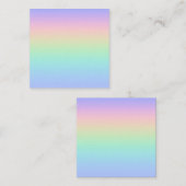 Pastelregenboog Notitiekaartje (Voorkant / Achterkant)
