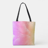 Pastelregenboog Ombre Zwaanveren Tote Bag (Achterkant)