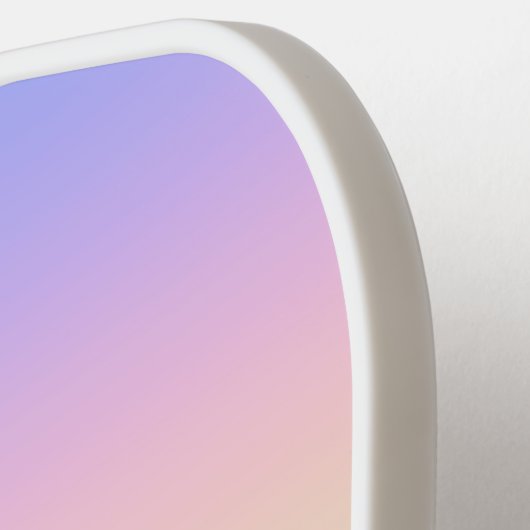 Pastelregenboog Pickleball Paddle (Links Detail)