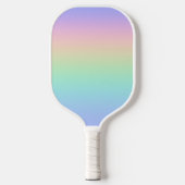 Pastelregenboog Pickleball Paddle (Voorkant)
