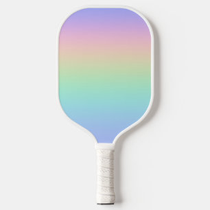Pastelregenboog Pickleball Paddle