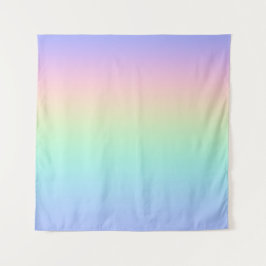 Pastelregenboog Wandkleed