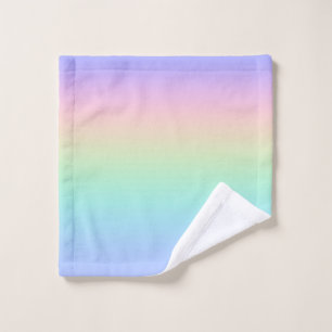 Pastelregenboog Washandje